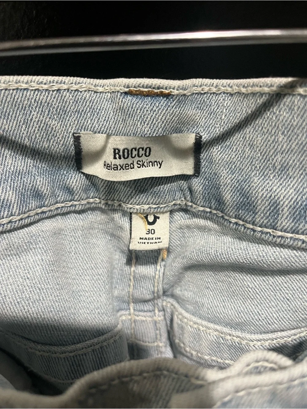 True Religion Light Wash Skinny Jeans